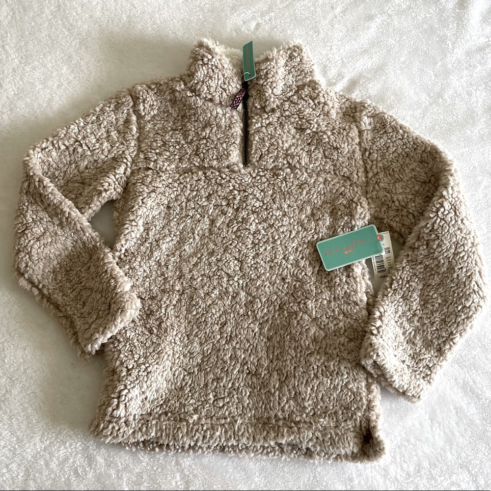 NWT, Quarter Zip Pullover, Girls Size 7/8